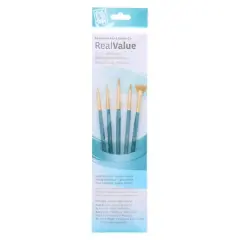 Princeton&trade; RealValue&trade; Golden Taklon Brush 5 Piece Set
