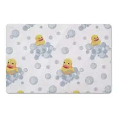Rubber Duckies Floor Mat White