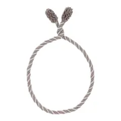 Haute Decor 16" Taupe & White Decorative Twist Ties, 6ct.