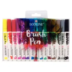 Ecoline&reg; Liquid Watercolour Brush Pen 15 Color Set