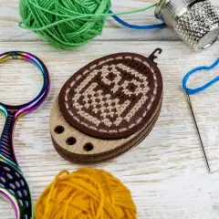 Wonderland Crafts Owls Needle Threader Embroidery Kit, 2ct.