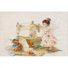 Luca-s The Fairy-Needlewoman Counted Cross Stitch Kit