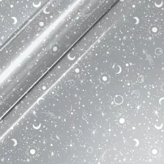 Siser&reg; EasyPatterns&reg; Plus Starfield Heat Transfer Vinyl Gray/White