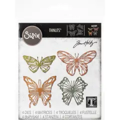 Sizzix&reg; Thinlits&reg; Scribbly Butterfly Die Set by Tim Holtz&reg;