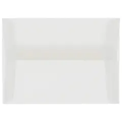 JAM Paper A9 Clear Translucent Vellum Invitation Envelopes, 25ct.