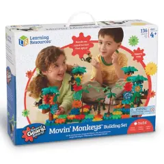 Gears! Gears! Gears!&reg;, Movin&rsquo; Monkeys&trade; Building Set, Set of 136
