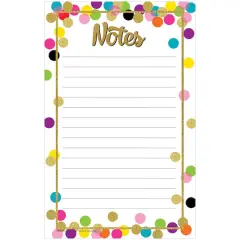 Confetti Notepad, Pack of 6