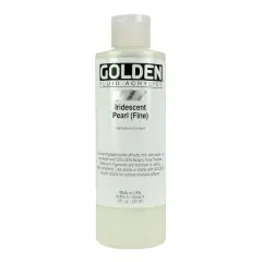Golden&reg; Iridescent Fluid Acrylics 8oz. Iridescent Pearl (Fine)