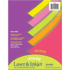 Array&reg; Laser & Inkjet Multi-Purpose Paper, 3 Packs Hyper