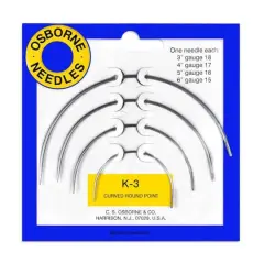 Curved Round Point Upholstery Needle Kit