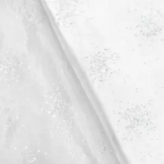 White Sparkle Organza