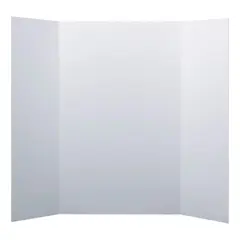 White Flipside Corrugated Project Board, 36" x 48, 24 Pack