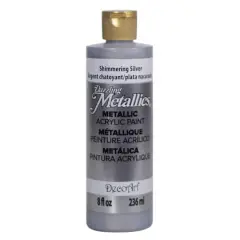 DecoArt&reg; Dazzling Metallics&reg; Acrylic Paint Shimmering Silver