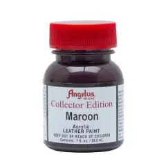 Angelus&reg; Collector Edition Acrylic Leather Paint, 1oz. Maroon