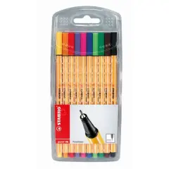 Stabilo&reg; Point 88 10 Color Pen Wallet Set