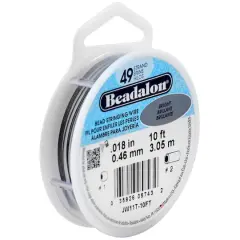 Beadalon&reg; 49 Strand Bright Bead Stringing Wire