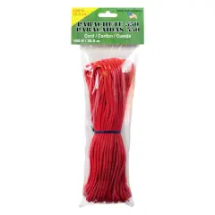 Parachute Cord, 550, 100 ft. Red