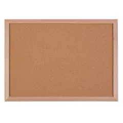 Flipside Wood Framed Cork Board, 18" x 24"