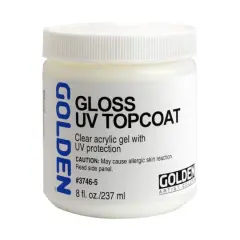 Golden&reg; Gloss UV Topcoat, 8oz.