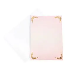 Blush Glam Flat Cards & Envelopes by Recollections&trade;, 5" x 7"