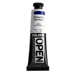 Golden&reg; OPEN&trade; Slow-Drying Acrylics, 2oz. Phthalo Blue (Red Shade)