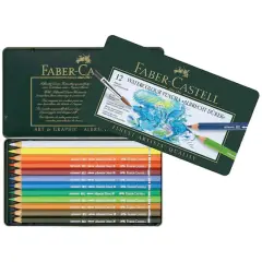 Faber-Castell&reg; Albrecht Durer 12 Color Watercolor Pencil Tin Set