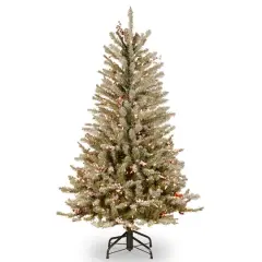 4.5 ft. Pre-Lit Dunhill&reg; Fir Artificial Christmas Tree, Clear Lights