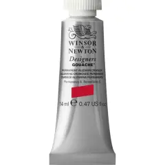 Winsor & Newton&reg; Designers Gouache Permanent Alizarin Crimson