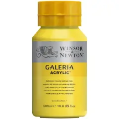 Winsor & Newton&trade; Galeria Acrylic&trade;, 500mL Cadmium Yellow Medium Hue
