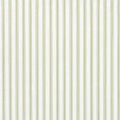 Covington Fern Green Woven Ticking