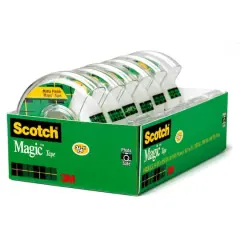 Scotch&reg; Magic&trade; Tape, Pack of 6