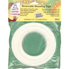 Magic Mounts&reg; Removable Mounting Tape 0.75" x 18'