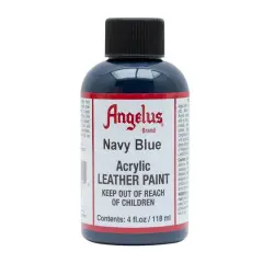 Angelus&reg; Acrylic Leather Paint, 4oz. Navy Blue