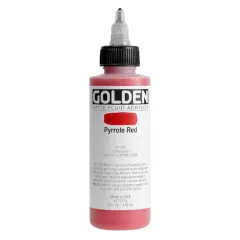 Golden&reg; Matte Fluid Acrylic, 4oz. Pyrrole Red