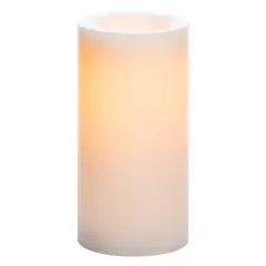 Vanilla Scented LED Pillar Candle with Timer By Ashland&reg;, 4" x 8"
