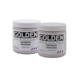 Golden&reg; Heavy Body Interference Acrylics 8oz. Interference Violet (Fine)