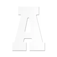 13" White MDF Uppercase Letter by Make Market&reg; A