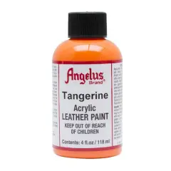 Angelus&reg; Acrylic Leather Paint, 4oz. Tangerine