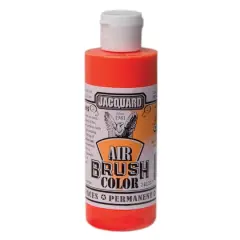 Jacquard Airbrush Color, 4oz. Fluorescent Orange