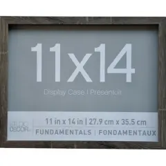 2 Pack Fundamentals 11" x 14" Gray Shadow Boxes by Studio D&eacute;cor&reg;