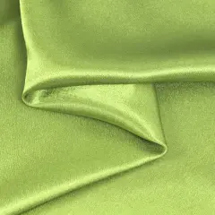Lime Green Crepe Back Satin