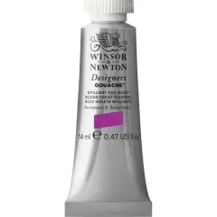 Winsor & Newton&reg; Designers Gouache Brilliant Red Violet