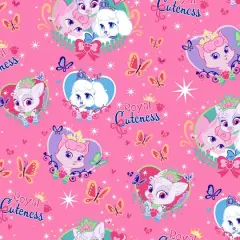 Disney&reg; Pink Royal Cuteness Quilting Cotton Fabric