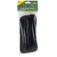 Parachute Cord, 550, 100 ft. Black
