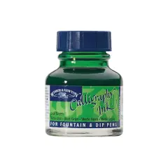 Winsor & Newton&reg; Calligraphy Ink, 30mL Leaf Green