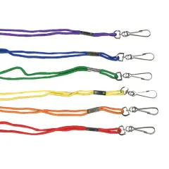 Lanyards in Assorted Colors, 3 Bundle Packs