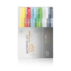 Montana Extra Fine Acrylic Marker 6 Color Set