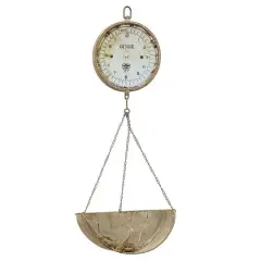 Hello Honey&reg; Metal Vintage Reproduction Hanging Produce Scale Clock