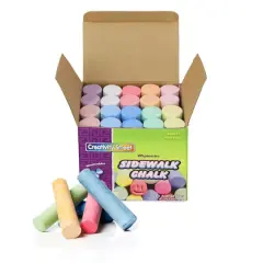 Creativity Street&reg; Assorted Sidewalk Chalk, 6 Boxes