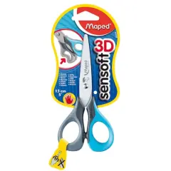 Maped&reg; 5" Sensoft Scissors Left Handed, Pack of 12